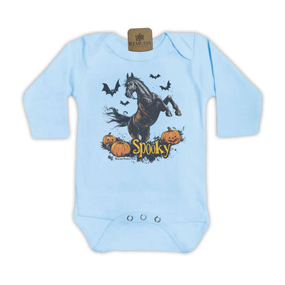SPOOKY Horse Infant Western One Piece Halloween Romper