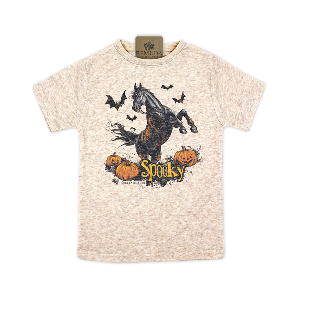 SPOOKY - Toddler Western Horse Halloween Tee